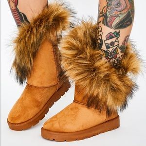 Brand new Faux Fur boots